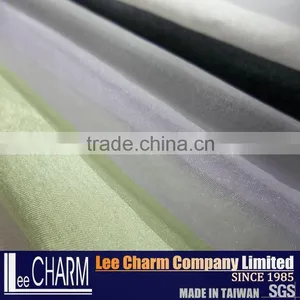 Black and White Sheer Voile Curtain Fabric thumbnail-2