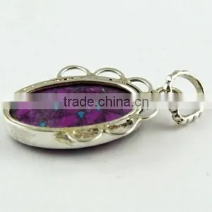 Fabulous Copper Turquoise Pendants, 925 Sterling Silver Jewellery, Silver Jewellery thumbnail-5