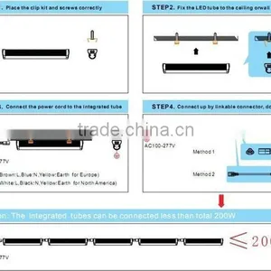 Hot Sell 6ft 39W T8 v Shape Led Tube Light Integrated/G13/Single Pin Led Lights for Walk in Cooler thumbnail-5