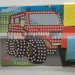 New Style Puzzle Mosaic Sticker for Cartoon Cars thumbnail-1