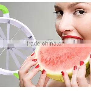 Fruit Tools 12 Slices Stainless Steel Melon Slicers Watermelon Cutter thumbnail-6