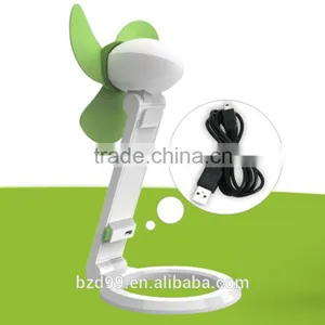 Universal OEM LOGO Customized Advertisement Foldable USB Programmable Electric Fan thumbnail-3