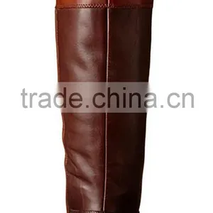 New Model High Heel Rubber Leather Boots for Women thumbnail-4