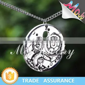 Free Sample Necklace Animal Shape Circle Pendant Necklace thumbnail-2