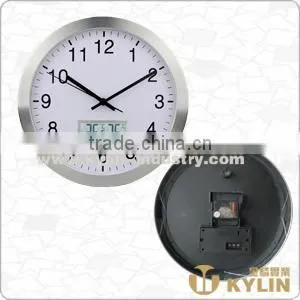 Aluminum Clock With Hygrometer thumbnail-1