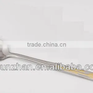 Stainless Steel 410 Korean Spoon With Perfect Polishing and Nice Design Handle thumbnail-1