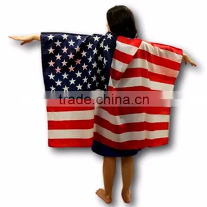 High Quality Printed Type Custom Polyester Sport Game Flag Cape thumbnail-4