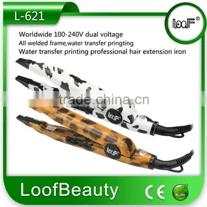 LOOF L-621 Water Transfer Printing Professional Mini Heated Hair Extensions Iron thumbnail-4