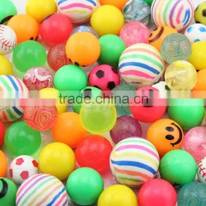 China Wholesale Quality Products Toys for Kids Bulk Buy From China Mixed Solid Colors Clear 27mm High Bouncy Rubber Ball thumbnail-2