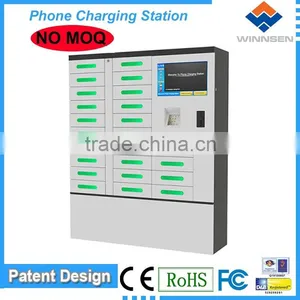 Floor Standing High Security 3G/Wifi Cell Phone Charging Stations for University USe APC-24B thumbnail-6