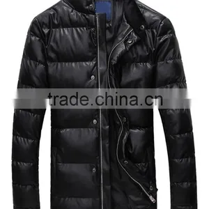 Mens Fashion pu Leather Jacket Best Selling Products in Korea thumbnail-1