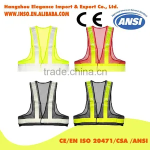 Reflective Mesh Vest With PVC Reflective Tape EN20471 thumbnail-1