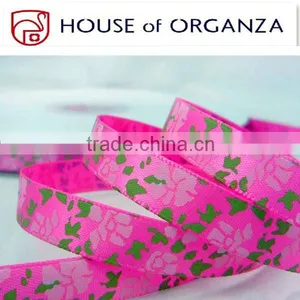 Best Price of Printed Polyester Satin Ribbon Roll thumbnail-1