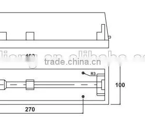 Marine Fluorescent10W 220V LED Mirror Light thumbnail-4