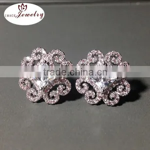 Stud Earrings Earrings Type and Silver Jewelry Main Material Gemstone Earring thumbnail-2
