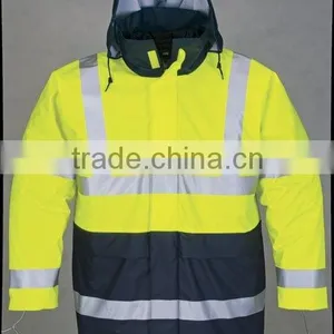Hiviz PU Rain Jacket thumbnail-1