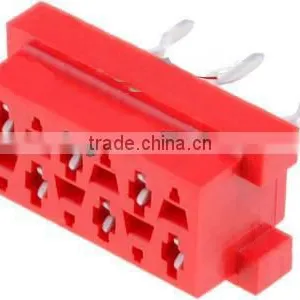 Female Micro Match Socket Connector KLS1-204F, DIP 180 thumbnail-1