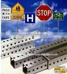 Galvanized Steel Traffic Sign Post thumbnail-1