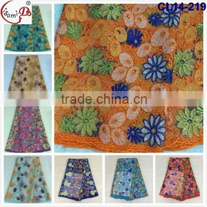 CL14-219 Elegant Embroidery French Lace,tulle Lace Fabric African French Net Lace Fabric thumbnail-1