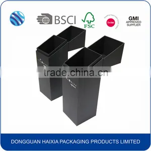 Black Hot Stamp Cardboard Packaging Box for Wine thumbnail-3