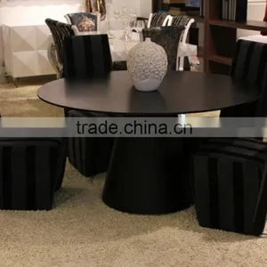 European Modern Wood Round Table (E-23) thumbnail-2
