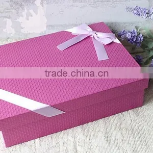 Decorative Corrugated Cardboard Paper Flower Boxes With Ribbon Wholesale thumbnail-5