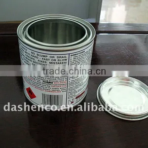 500ml Round Metal Chemical Can thumbnail-1