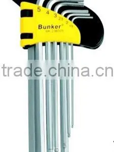 Hex Key Set, Extro-extra-long, 9pcs thumbnail-1