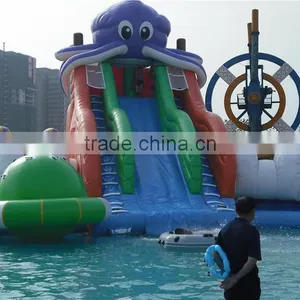 Lanqu Inflatable Water Park With Pool and Slide Quality Choice thumbnail-5