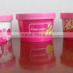 100ml Wholesale Print Customized Logo Ice Cream,Chocolate Cup With Lid,Spoon,Stick thumbnail-3