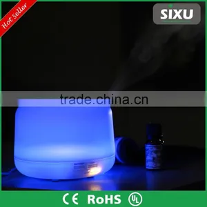 Portable PC Desk Humidifier Commercial Ultrasonic Humidifier Plastic Led Aroma Flower Diffuser thumbnail-5