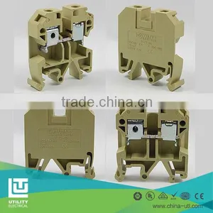 10mm2 Wire Size Steel Screw Terminal Blocks With UL ROHS VDE thumbnail-1