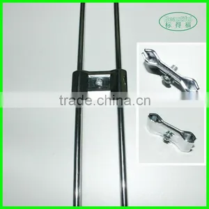 Chrome Gridwall Connector Clip thumbnail-1