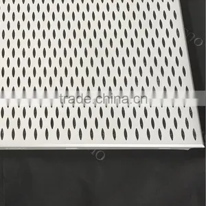 Fireproof 2x2 Aluminum Perforated Metal Acoustic False Ceiling Designs for Hall Office Interior Decoratice Material thumbnail-6