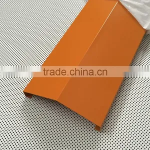 Modern Painting Weather Resistant Aluminum / Metal V Shaped Strip Ceiling, Types of Outdoor Ceiling Suspended Ceiling Board thumbnail-4