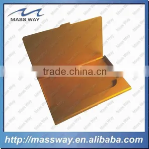 Blue Single ID Metal Aluminum Business Name Card Holder thumbnail-4