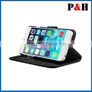 Magnetic Book Wallet Pu Leather Case Cover For IPhone 6 thumbnail-6