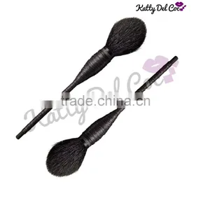 Hottest Rattan Goat Hair Makeup Brushes New Style thumbnail-4