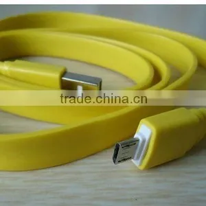 Newest Noodles Flat Design Colorful Micro USB Cable Charging Data Transfer thumbnail-1