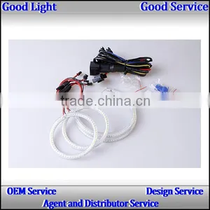 OVOVS Change Color SMD LED Angel Eyes, 5050SMD 131MM 146mm LED RGB Halo Ring thumbnail-4