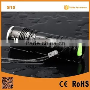 Wholesale Aluminum Waterproof 10w Led Flashlight Torch thumbnail-1