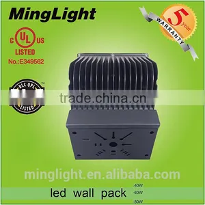 IP65 Trade Assurance DLC UL CUL 40w 60w 80w Led Wall Pack Light , 40w Led Wall Pack Light Out Door Use thumbnail-3