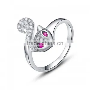 Wholesale 925 Sterling Silver Jewelry Set Fox Silver Jewelry Silver Fashion Jewelry Set For Ladies thumbnail-3