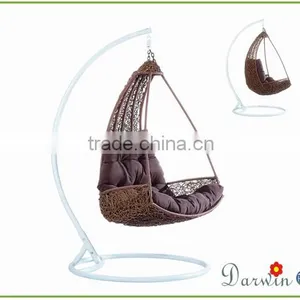 Round Rattan Outdoor Round Swing thumbnail-6