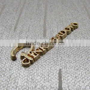 Cute Golden Color Metal Sewing Label thumbnail-3