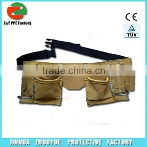 Cow Split Leather Waist Tool Bag With Blet thumbnail-2