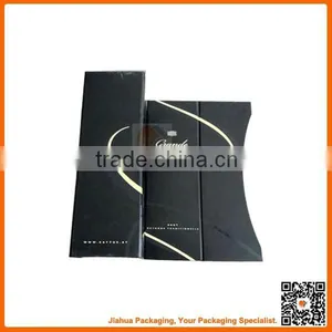 Black Flexible Folding Gift Box for Wine Packaging thumbnail-2