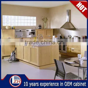 China Modern Design Wood Neer Pvc Kitchen Cabinet thumbnail-4