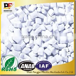 Professional Supplier Top Quality Food Grade White Masterbatch for Film Injection,extrusion and Granulation,color Masterbatch thumbnail-1