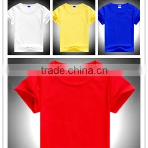 2016 Custom Plain Blank Cotton Red T-Shirt For Unisex thumbnail-1